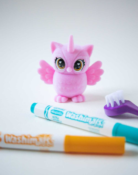 Crayola Washimals pastelne loomake roosa öökull - Kingid ja mänguasjad - Agapics