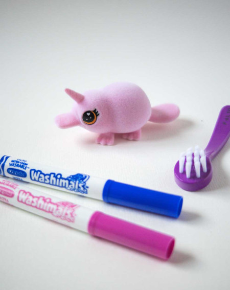 Crayola Washimals Pastel Pet pink platypus