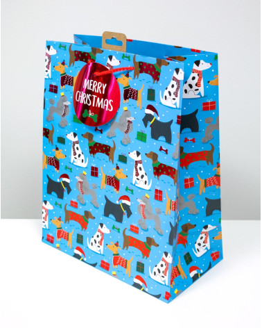 Large Gift Bag L Dogs