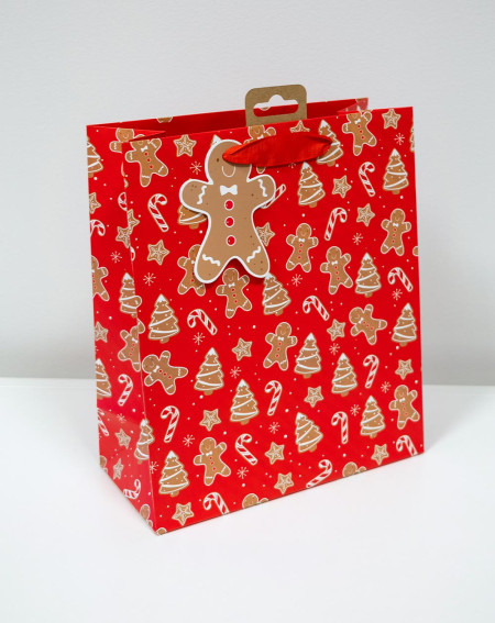 Medium Gift Bag M Gingerbreads