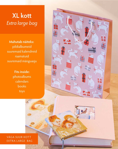 Extra large Gift Bag XL Santa is coming