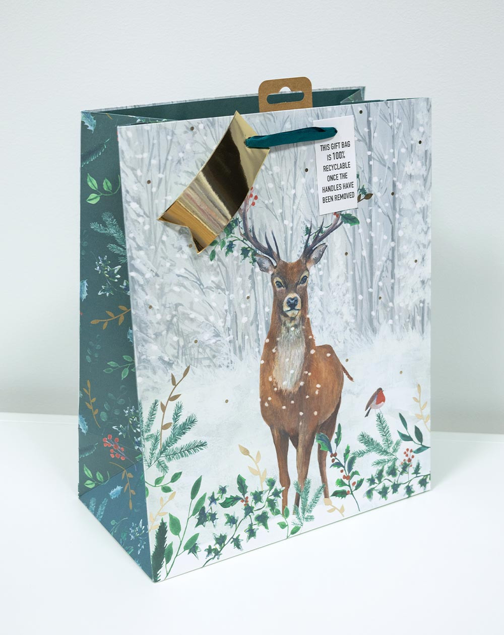 Large Gift Bag L Deer