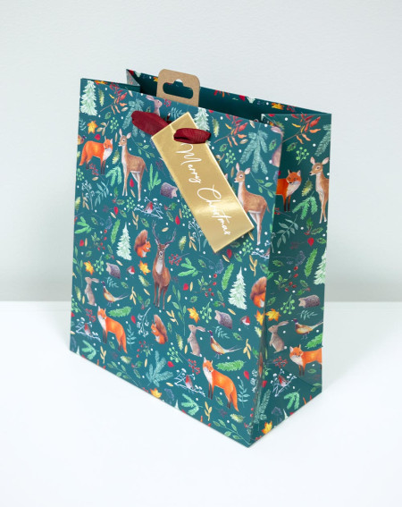 Medium Gift Bag M Forest Animals