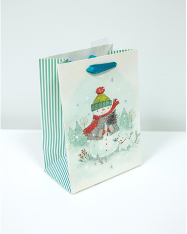 Small Gift Bag S Snowman