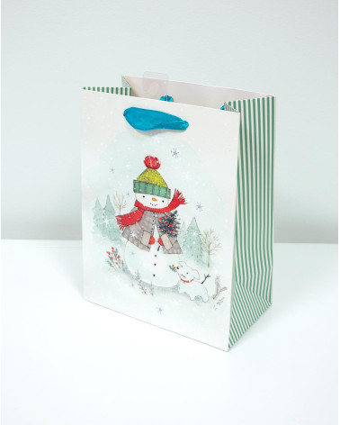 Medium Gift Bag M Snowman