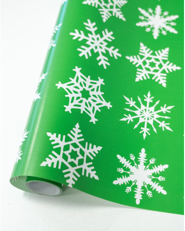 Wrapping paper Snowflakes