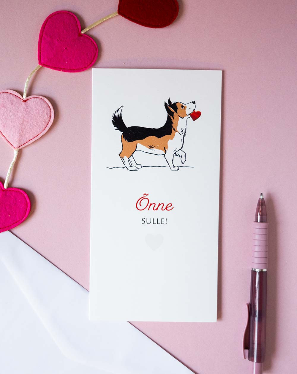 Hallmark Pocket Card Dog with heart