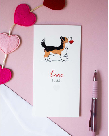 Hallmark Pocket Card Dog with heart