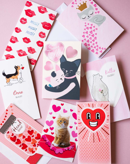 Hallmark Pocket Card Kiss kiss kiss