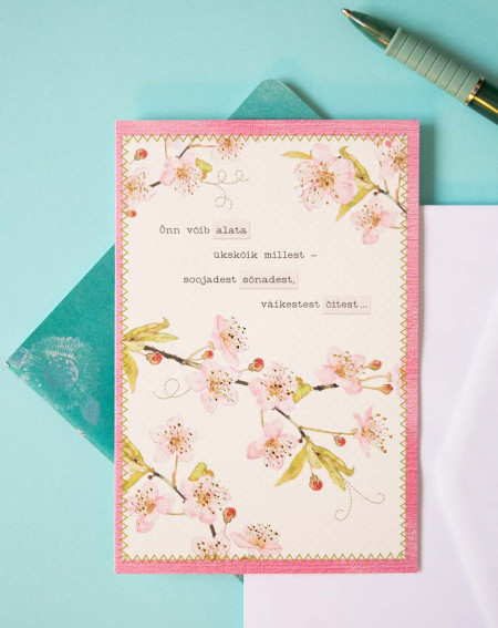 Hallmark Card Cherry Blossom