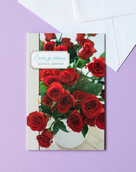 Hallmark Card Red Roses