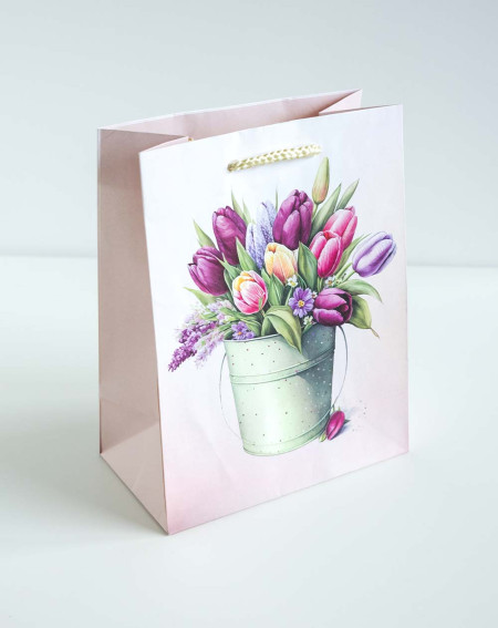 Medium Gift Bag M Flower bouquet