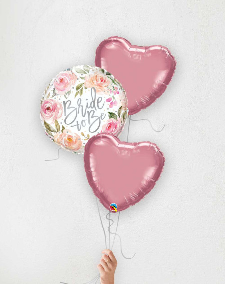 Balloon Bouquet Bride To Be pink 2