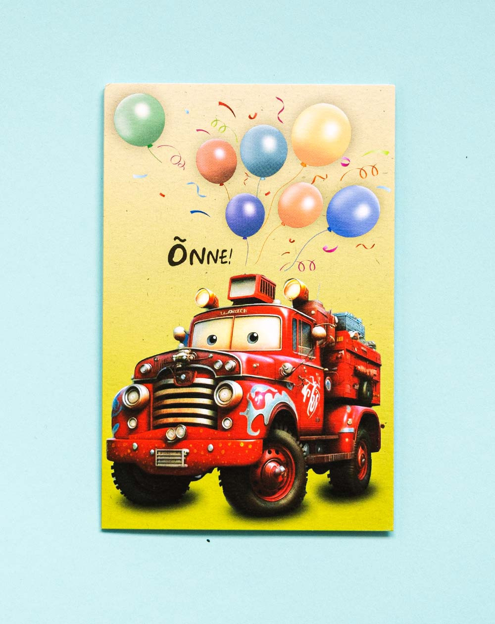 Card Fire Truck