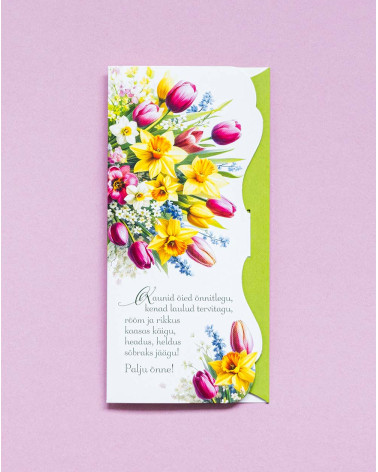 Pocket Card Spring flowers