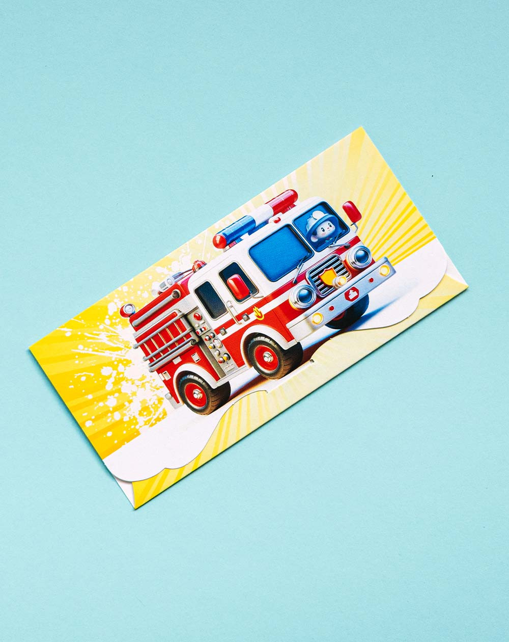 Pocket Card Fire truck