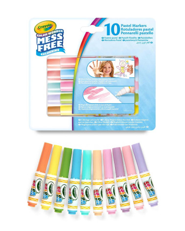 Crayola Color Wonder Pastel Markers 10pc