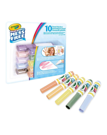 Crayola Color Wonder Pastel Markers 10pc