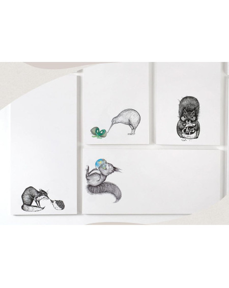 Notepad Animals and birds - Stationery - Agapics