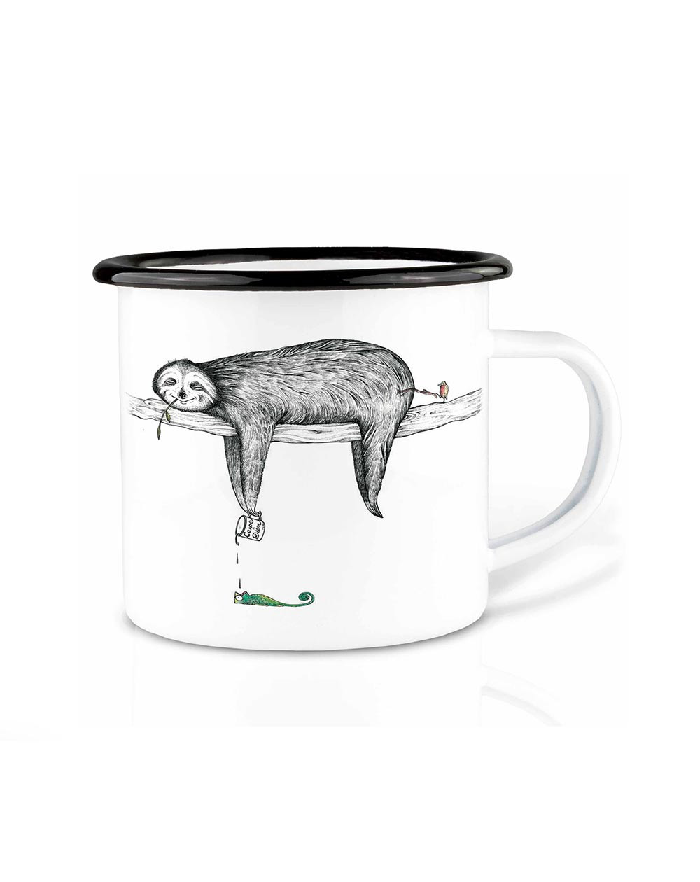 Cup enamel Sloth - Camping gear - Agapics
