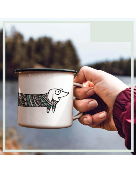 Cup enamel Tax Werner - Tea and coffee supplies - Agapics