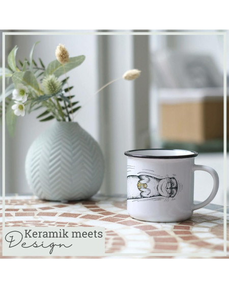Ceramic Mug Clam Otter - Camping gear - Agapics