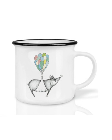 Keraamiline tass Siga ja õhupallid - Kingitused - Agapics