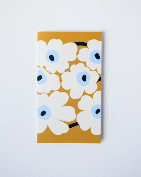 Marimekko Kaart Valged lilled - Agapics