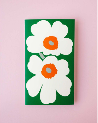 Marimekko Card Two white flowers - Agapics