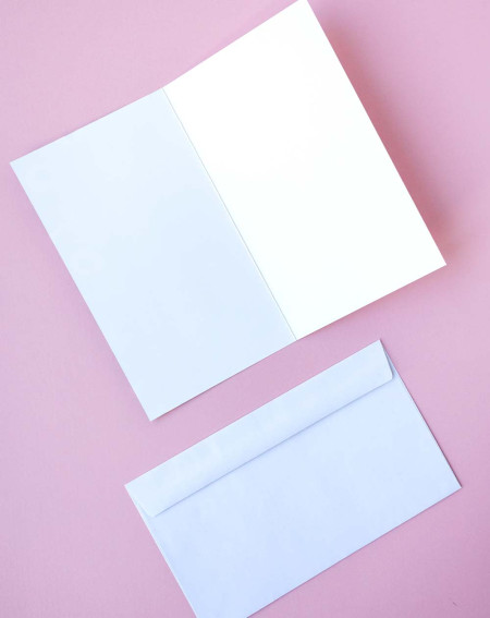 Marimekko Kaart Sinised lilled - Agapics