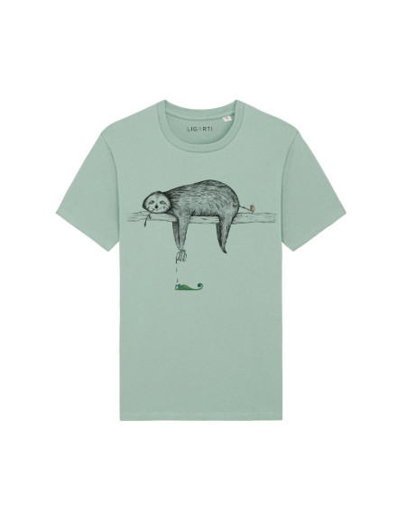 T-shirt Sloth mint - Clothes - Agapics