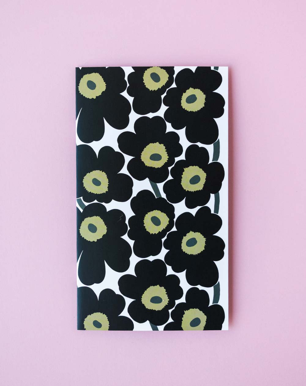Marimekko Card Black flowers - Agapics