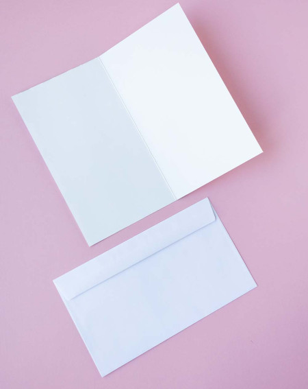 Marimekko Kaart Mustad lilled - Agapics