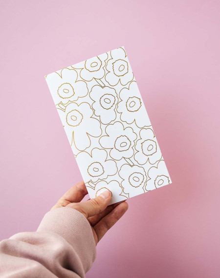 Marimekko Card White flowers - Agapics