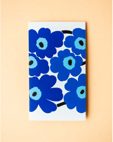 Marimekko Card Blue flowers - Agapics