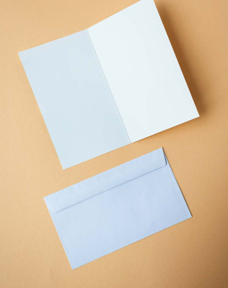 Marimekko Kaart Sinised lilled - Agapics