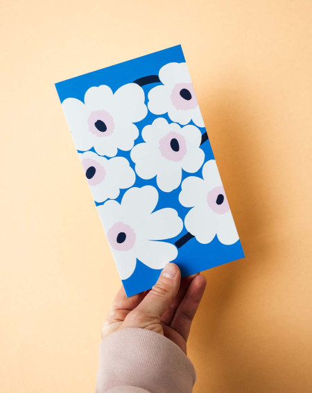 Marimekko Card White flowers - Agapics