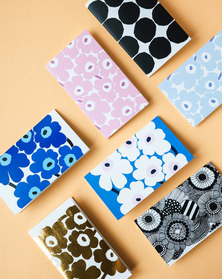 Marimekko Kaart Valged lilled - Agapics