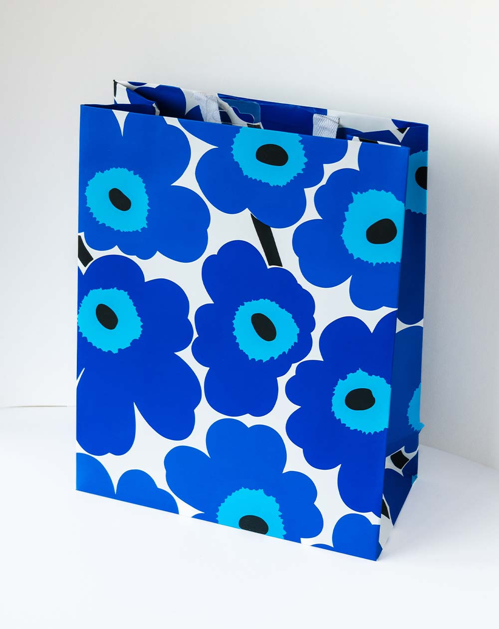 Large Gift Bag L Blue flowers - Agapics