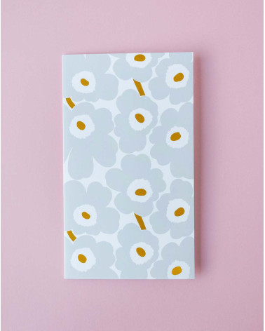 Marimekko Card Grey Flowers - Agapics