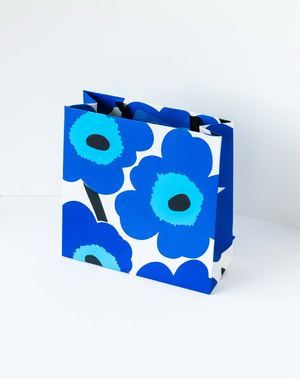 Small Gift Bag S Blue flowers - Agapics