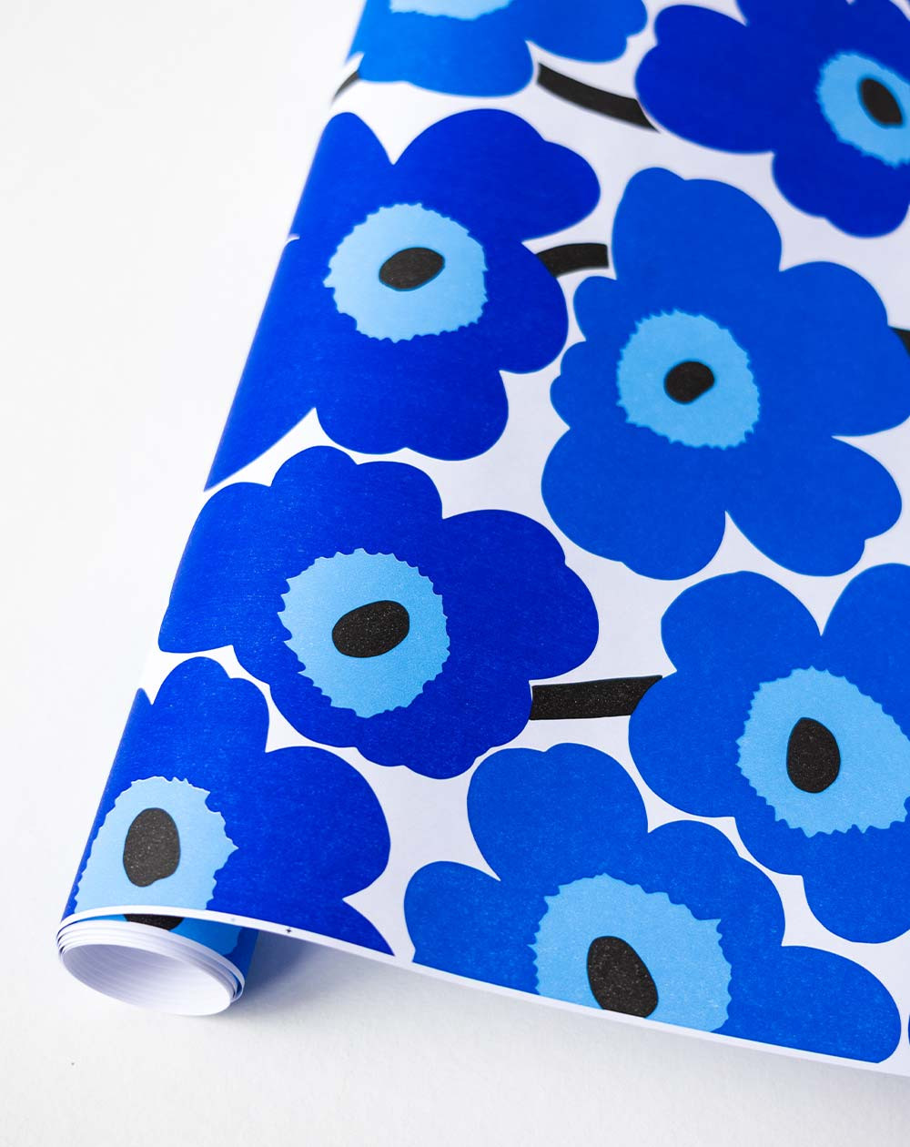 Wrapping paper Blue flowers - Agapics