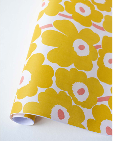 Wrapping paper  Yellow flowers - Agapics
