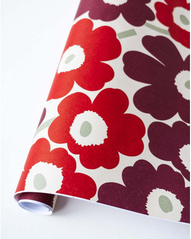 Wrapping paper Red flowers - Agapics
