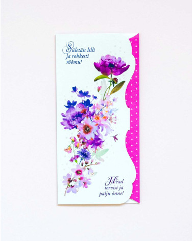 Hallmark Taskuga Kaart Lilled