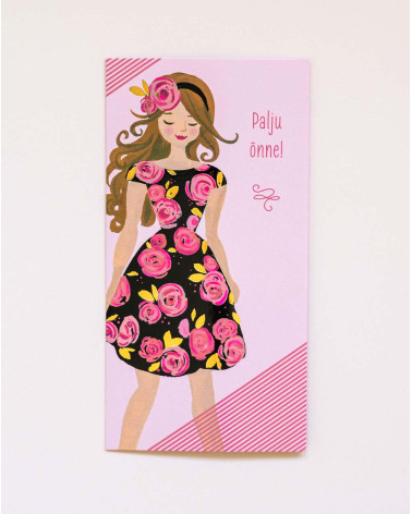 Hallmark Taskuga Kaart Tüdruk - Agapics