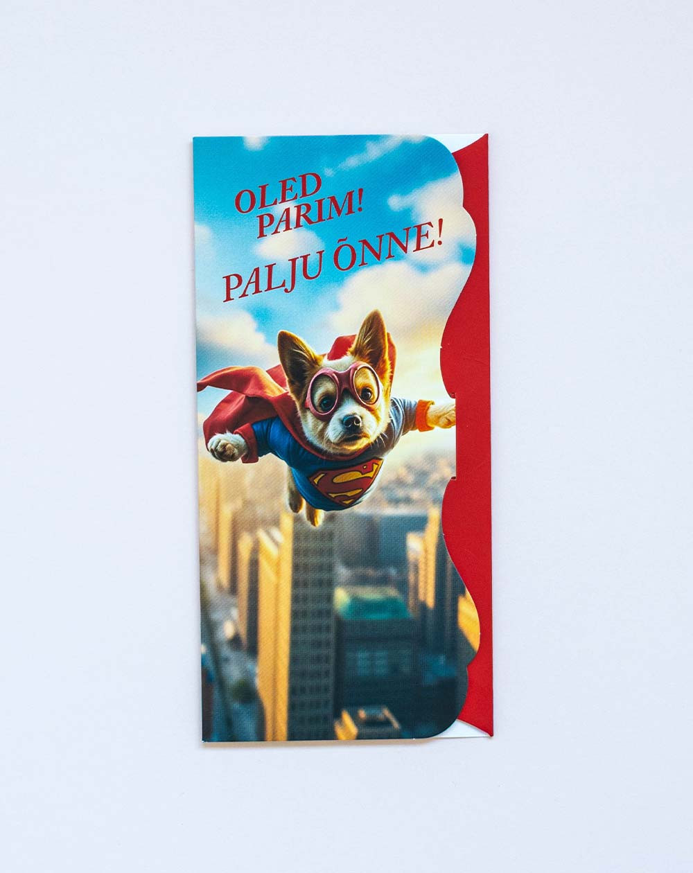 Taskuga Kaart Super Dog - Agapics