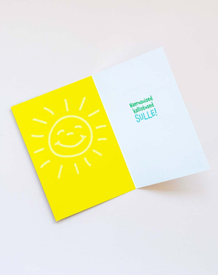 Avanti Card Sloth with coffee support - Agapics