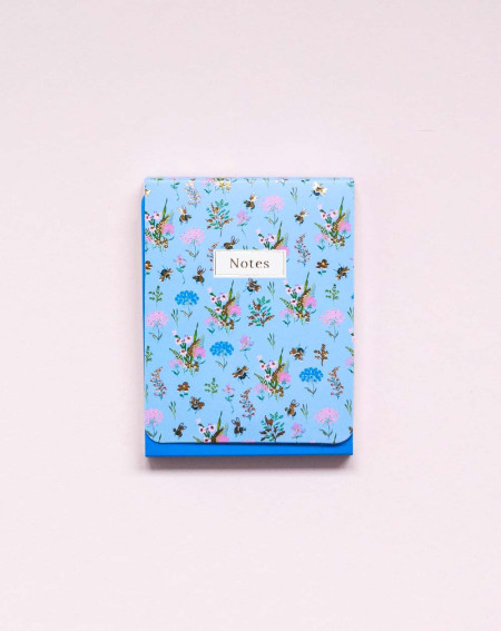 Notepad A7 Flowers mini lined
