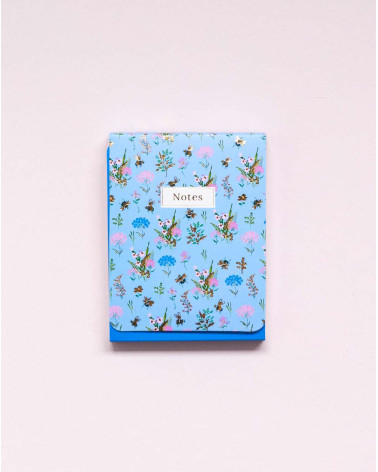 Notepad A7 Flowers mini lined